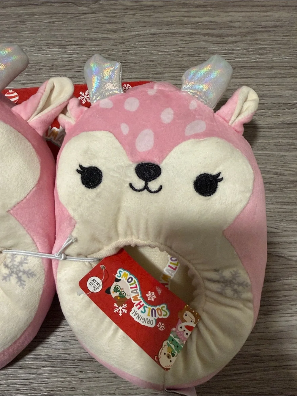 Squishmallows Girls Slippers Size 2/3 NEW WITH TAGS